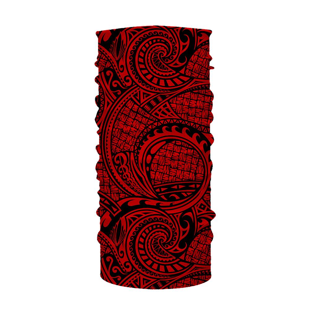 Hawaii Bandana Polynesian Maori Lauhala Red One Size Red - Polynesian Pride