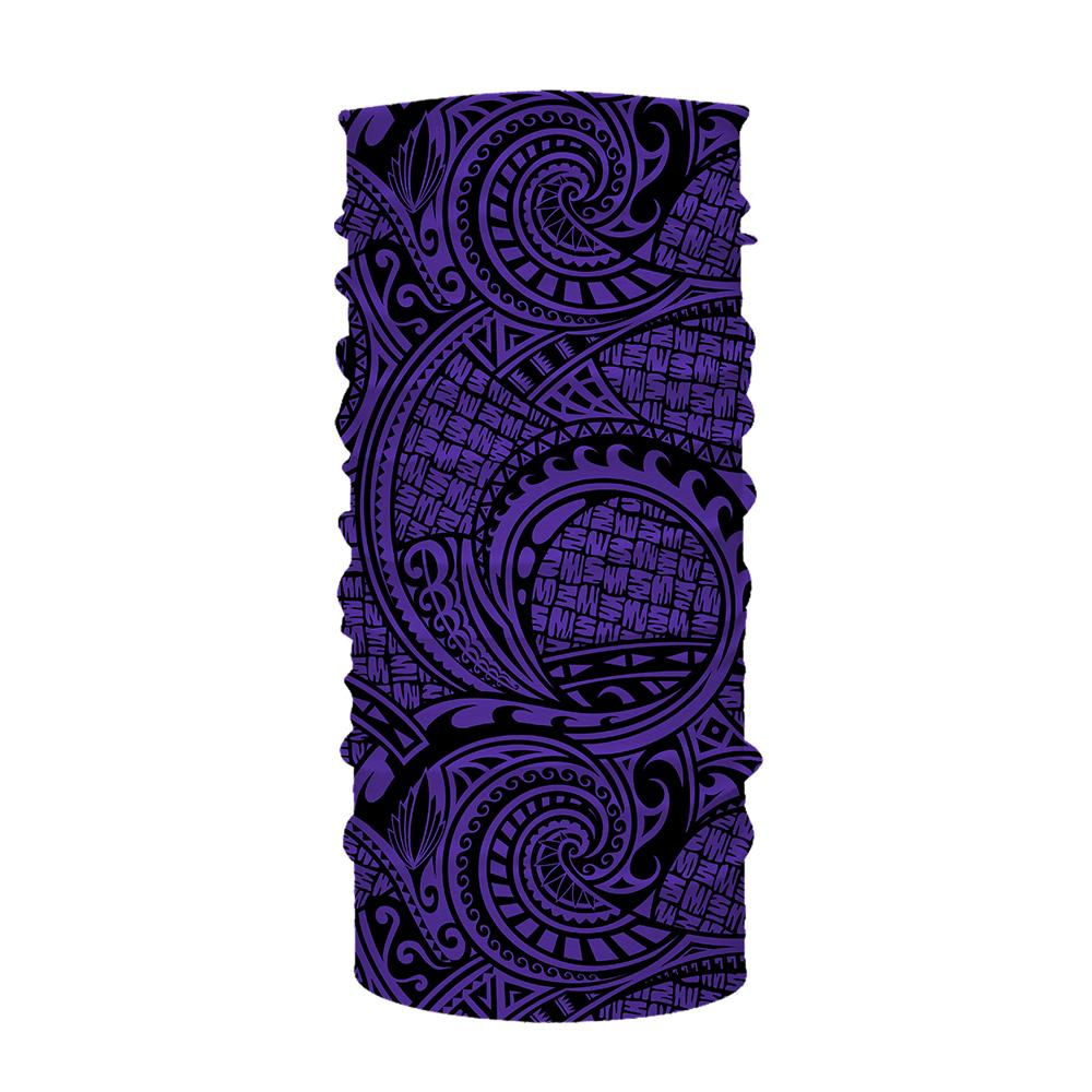 Hawaii Bandana Polynesian Maori Lauhala Violet One Size Purple - Polynesian Pride