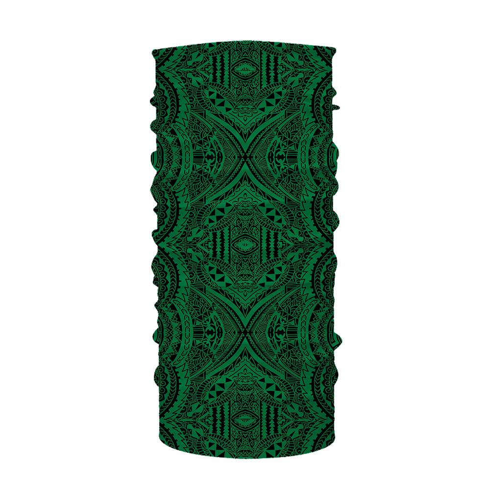 Hawaii Bandana Polynesian Symmetry Green One Size Green - Polynesian Pride