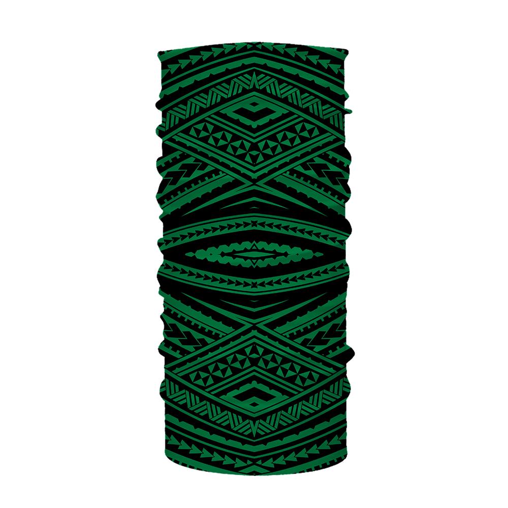 Hawaii Bandana Polynesian Tatau Green One Size Green - Polynesian Pride