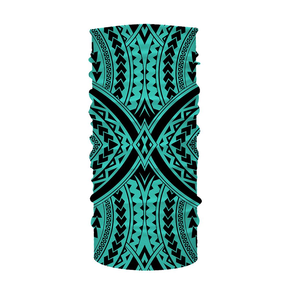 Hawaii Bandana Polynesian Tradition Turquoise One Size Turquoise - Polynesian Pride