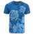 Hawaii Blue Hibiscus Turtle Polynesian T Shirt - Polynesian Pride