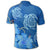 Hawaii Blue Hibiscus Turtle Polynesian Polo Shirt - Polynesian Pride