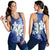 Hawaii Blue Plumeria Racerback Tank - AH Black - Polynesian Pride