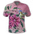 Hawaii Clematis Humming Bird Polo Shirt - Polynesian Pride