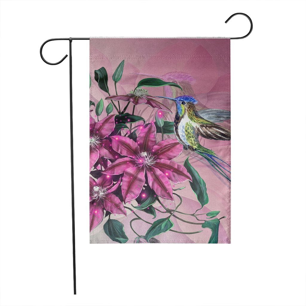 Hawaii Clematis Humming Bird Flag - AH - Polynesian Pride