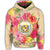 Hawaiian Coat of Arm Hibiscus Hoodie - Polynesian Pride