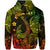 Custom Hawaii Fish Hook Polynesian Zip Hoodie Unique Style Reggae LT8 - Polynesian Pride