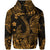 Custom Hawaii Fish Hook Polynesian Hoodie Unique Style Gold LT8 - Polynesian Pride