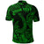 Custom Hawaii Fish Hook Polynesian Polo Shirt Unique Style Green LT8 - Polynesian Pride