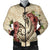 Hawaii Fish Hook Hibiscus Plumeria Polynesian Bomber Jacket - AH Black Unisex - Polynesian Pride