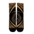 Hawaii Fish Hook Polynesian Crew Socks - Circle Style Gold - AH - Polynesian Pride