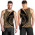 Hawaii Fish Hook Polynesian Tank Top - Circle Style Gold - AH - Polynesian Pride