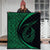 Hawaii Fish Hook Polynesian Premium Quilts - Circle Style Green - AH - Polynesian Pride