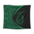 Hawaii Fish Hook Polynesian Tapestry - Circle Style Green - AH Wall Tapestry Black - Polynesian Pride