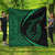 Hawaii Fish Hook Polynesian Premium Quilts - Circle Style Green - AH Black - Polynesian Pride