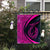 Hawaii Fish Hook Polynesian Flag - Circle Style Pink - AH - Polynesian Pride