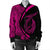 Hawaii Fish Hook Polynesian Bomber Jacket - Circle Style Pink - AH - Polynesian Pride