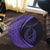 Hawaii Fish Hook Polynesian Round Carpet - Circle Style Purple - AH - Polynesian Pride