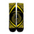 Hawaii Fish Hook Polynesian Crew Socks - Circle Style Yellow - AH - Polynesian Pride