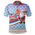 Hawaii Flag Santa Claus Pattern Christmas Polo Shirt Noel Style - Polynesian Pride