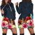 Hawaii Forest Hibiscus Hoodie Dress - AH Black - Polynesian Pride