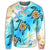 Hawaii Fresh Beach Turtle Plumeria Sweatshirt - AH - Brian Style - Polynesian Pride