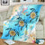 Hawaii Fresh Beach Turtle Plumeria Premium Blankets - AH - Brian Style - Polynesian Pride