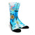 Hawaii Fresh Beach Turtle Plumeria Crew Socks - AH - Brian Style - Polynesian Pride