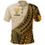 Hawaii Polo T shirt Polynesian Wild Style Unisex Gold - Polynesian Pride