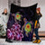 Hawaii Galaxy Turtle Hibiscus Premium Blankets - AH - Polynesian Pride