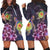 Hawaii Galaxy Turtle Hibiscus Hoodie Dress - AH Black - Polynesian Pride