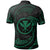 Hawaii Polynesian Polo Shirt Green Tribal Wave - Polynesian Pride