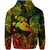 Hawaii Hammer Shark Polynesian Zip Hoodie Unique Style Reggae LT8 - Polynesian Pride