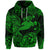 Custom Hawaii Hammer Shark Polynesian Hoodie Unique Style Green LT8 - Polynesian Pride