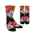 Hawaii Hibiscus Flower Polynesia Crew Socks - AH Crew Socks White - Polynesian Pride