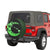 Hawaii Hibiscus Map On The Moon Green Spare Tire Cover AH - Polynesian Pride