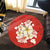 Hawaii Hibiscus Polynesian Round Carpet - AH - Polynesian Pride