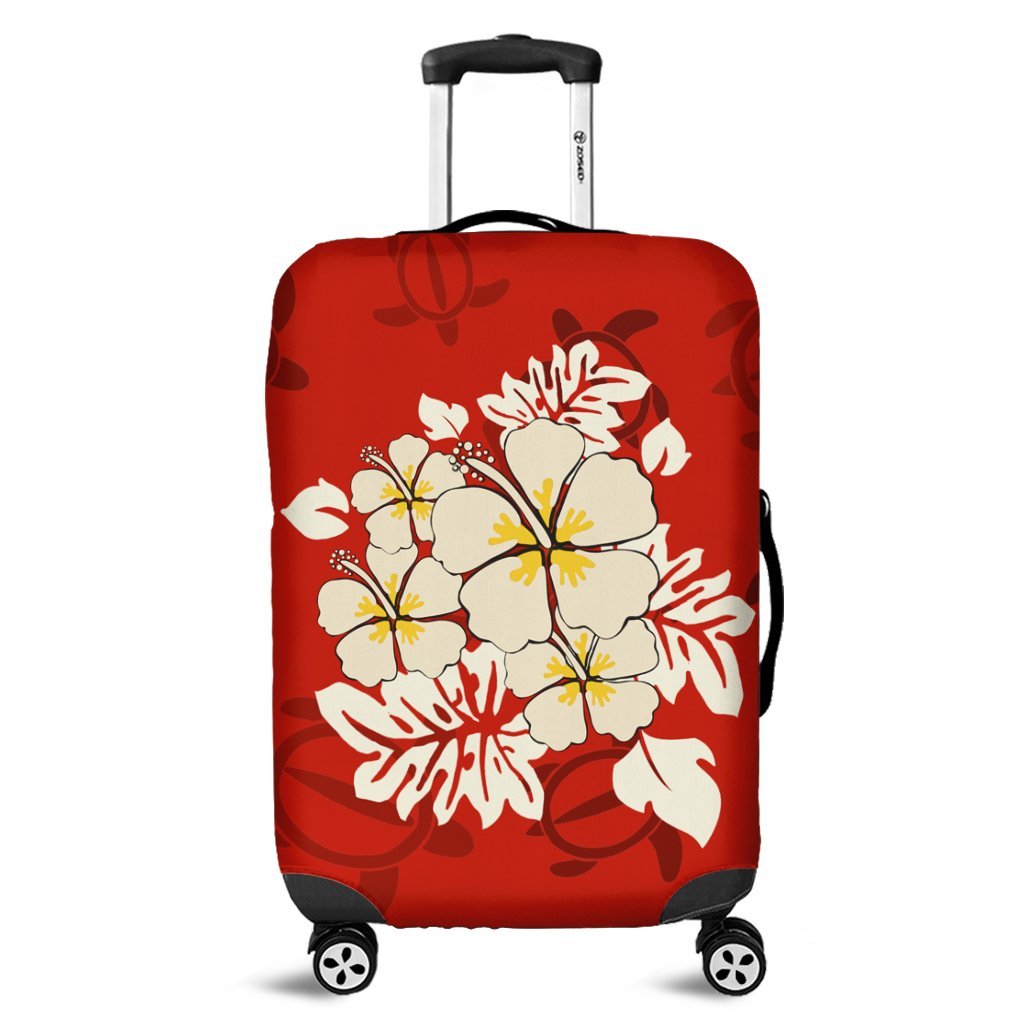 Hawaii Hibiscus Polynesian Luggage Covers - AH Black - Polynesian Pride