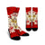 Hawaii Hibiscus Polynesian Crew Socks - AH Crew Socks White - Polynesian Pride