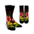 Hawaii Hibiscus Tree Crew Socks - AH Crew Socks White - Polynesian Pride