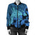 Hawaii Hibiscus Turtle Bomber Jacket - AH - Polynesian Pride