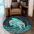 Hawaii Hibiscus Wale Polynesian Round Carpet - AH - Polynesian Pride