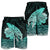 Hawaii Hibiscus Wale Polynesian Men's Shorts - AH - Polynesian Pride