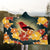 Hawaii Honeycreeper Hibiscus Hooded Blanket - AH - Polynesian Pride