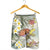 Hawaii Honu Chibi Sea Plumeria Men's Shorts - AH - Polynesian Pride