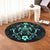 Hawaii Honu Turtle Dolphin With Plumeria Round Carpet - AH - Polynesian Pride