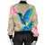 Hawaii Humming Bird Hibiscus Polynesian Bomber Jacket - AH - Polynesian Pride