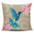 Hawaii Humming Bird Hibiscus Polynesian Pillow Covers - AH Pillow Covers Black - Polynesian Pride