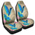 Hawaii Humming Bird Hibiscus Polynesian Car Seat Covers - AH Universal Fit Black - Polynesian Pride